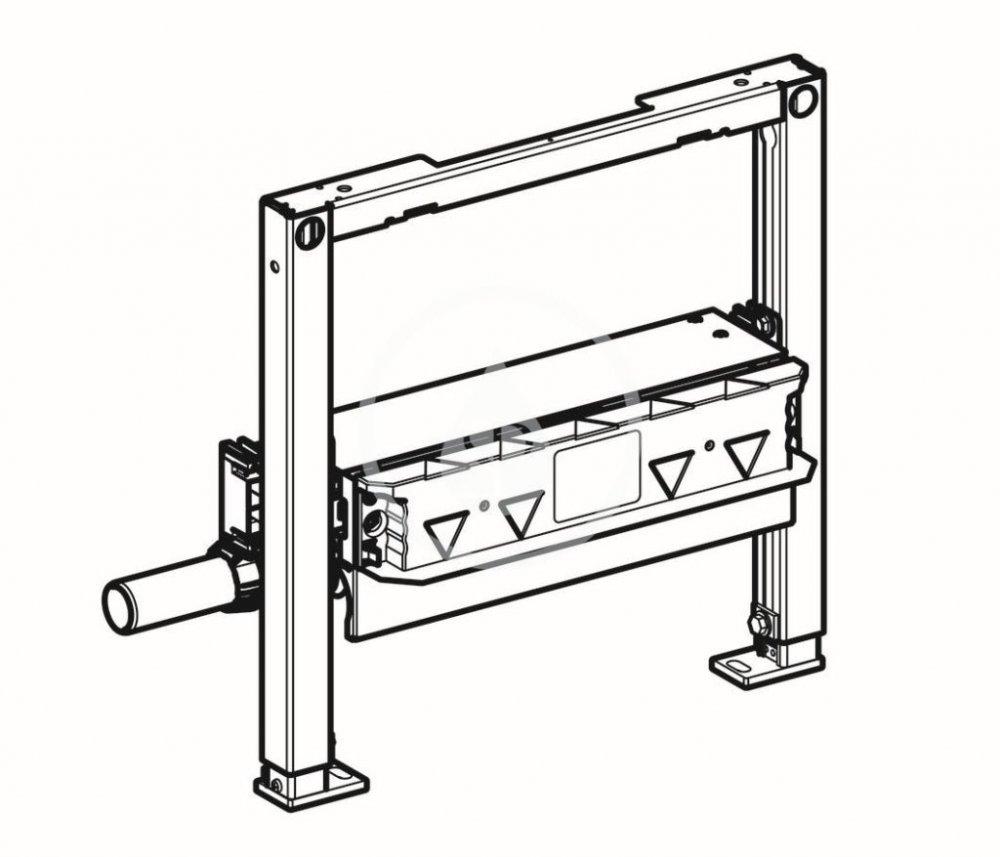 Stelaż do natrysków z odpływem ściennym, h65 GEBERIT Duofix 500 x 500 mm