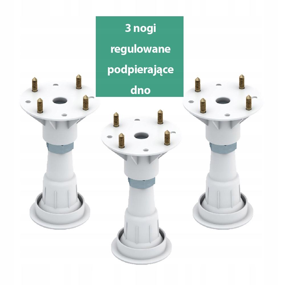 Brodzik akryl STABILSOUND kwadratowy 90x90x17 cm SCHEDPOL GRANDO PLUS