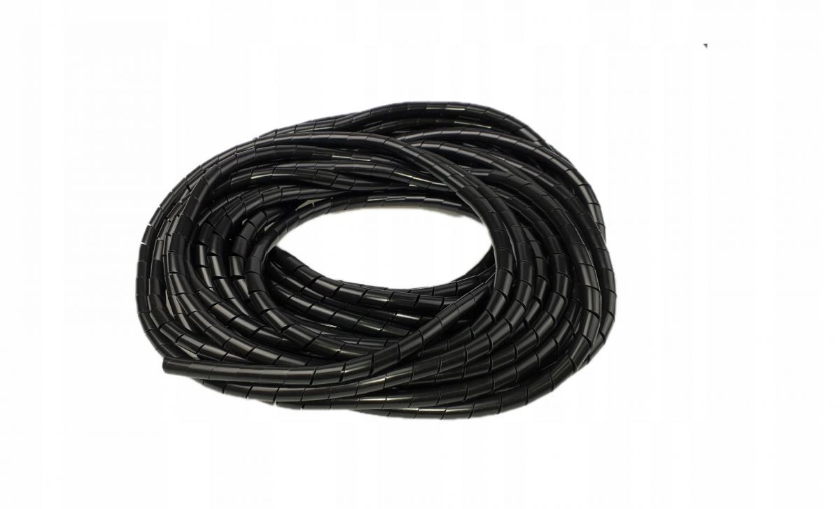 Wąż spiralny GST-20B (średnica wewnętrzna 20mm) czarny, opakowanie 10 metró