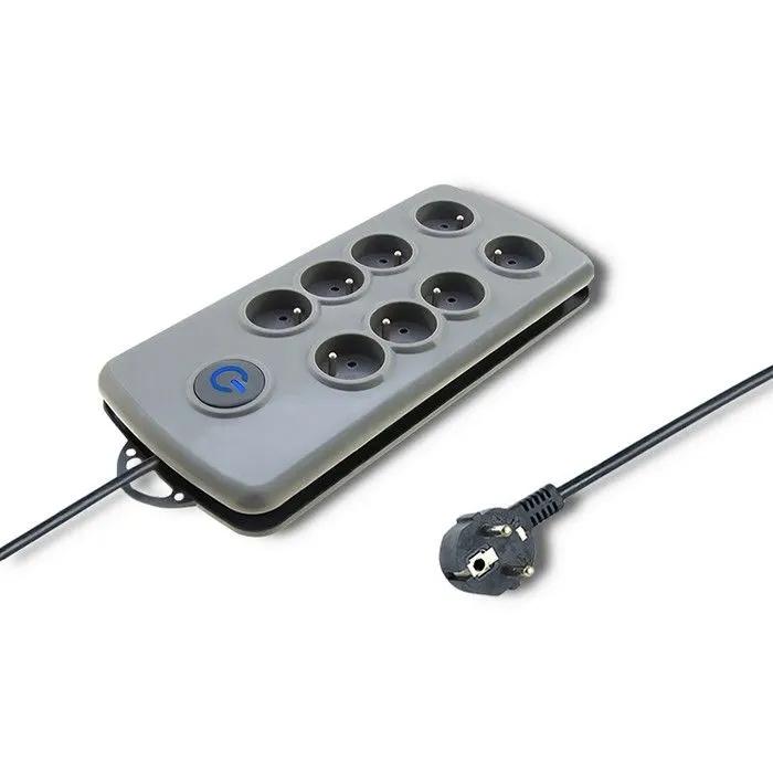 QOLTEC Listwa antyprzepięciowa Quick Switch 8 gniazd 2.5m