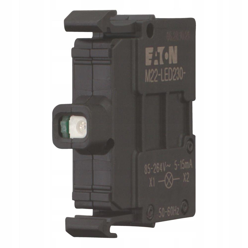 EATON Oprawka M22-LED230-G dioda LED zielona U=230V mocowanie przód