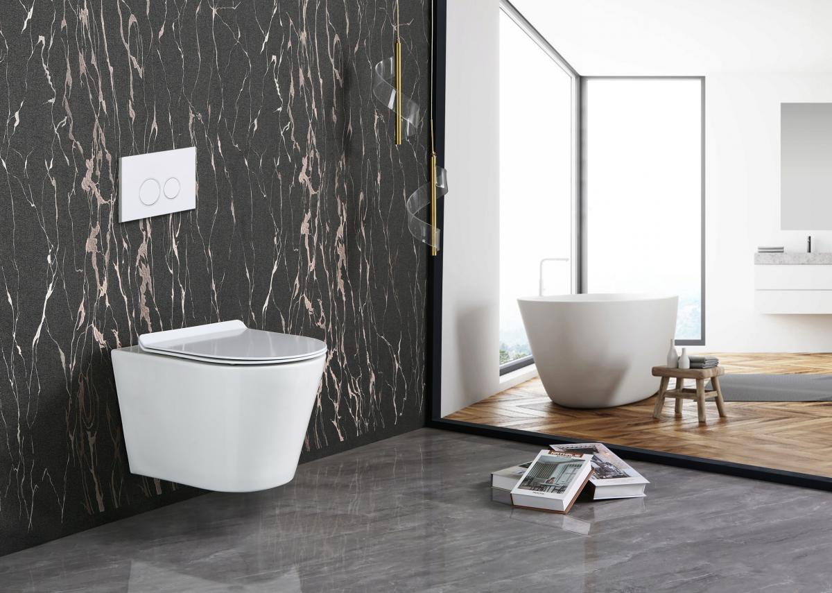 Miska wisząca ONA COMPACTO 48x36cm Rimless Biały SG ROCA[18]