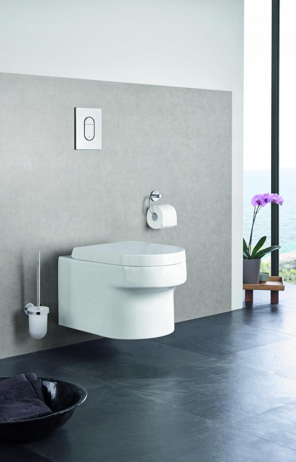 Przycisk uruchamiający GROHE Arena Cosmopolitan do WC chrom 156x197x10 mm
