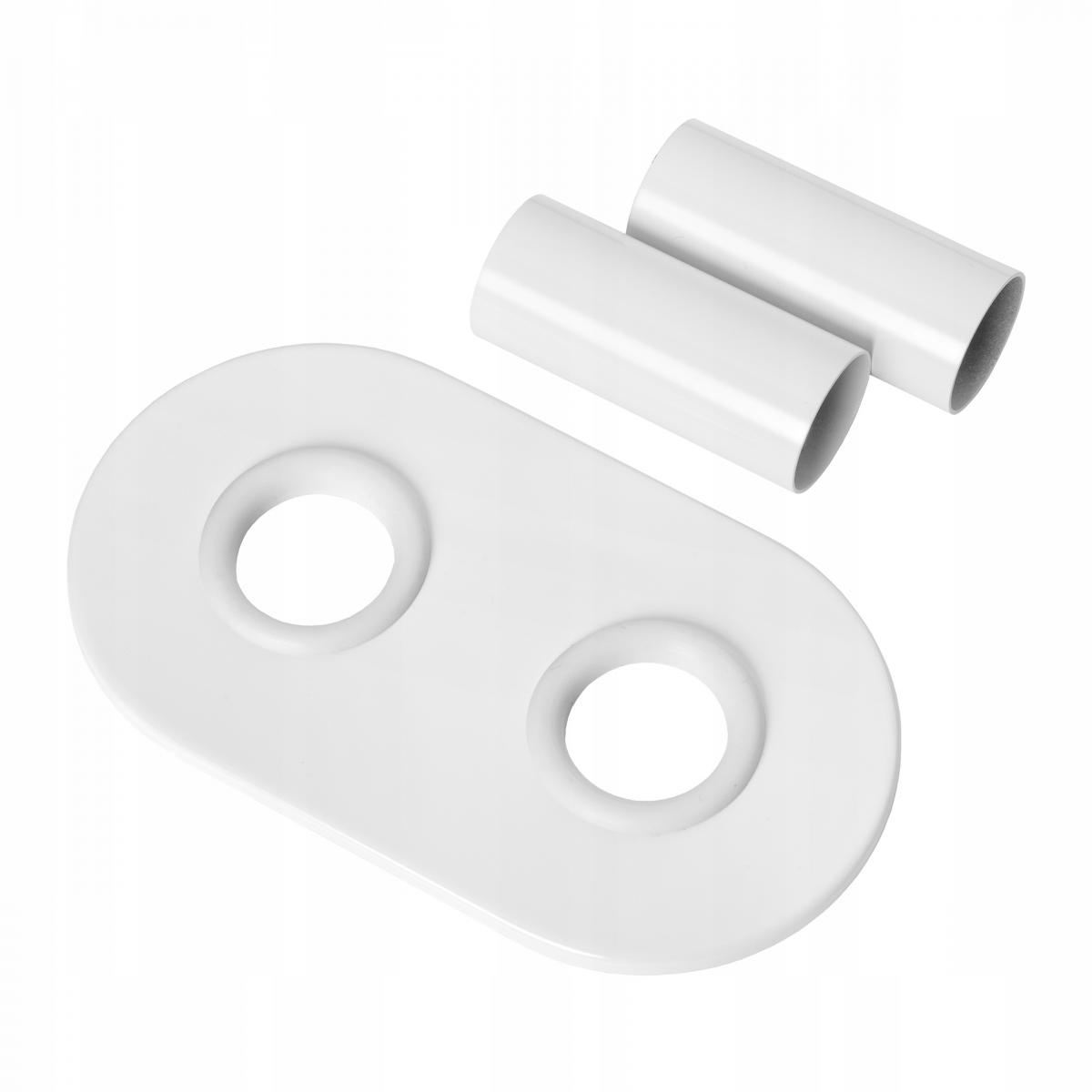 INVENA GRZEJNIK ŁAZ. 540X1000 + KPL. DUOPLEX + MASKOWNICA PODW. - BIAŁY