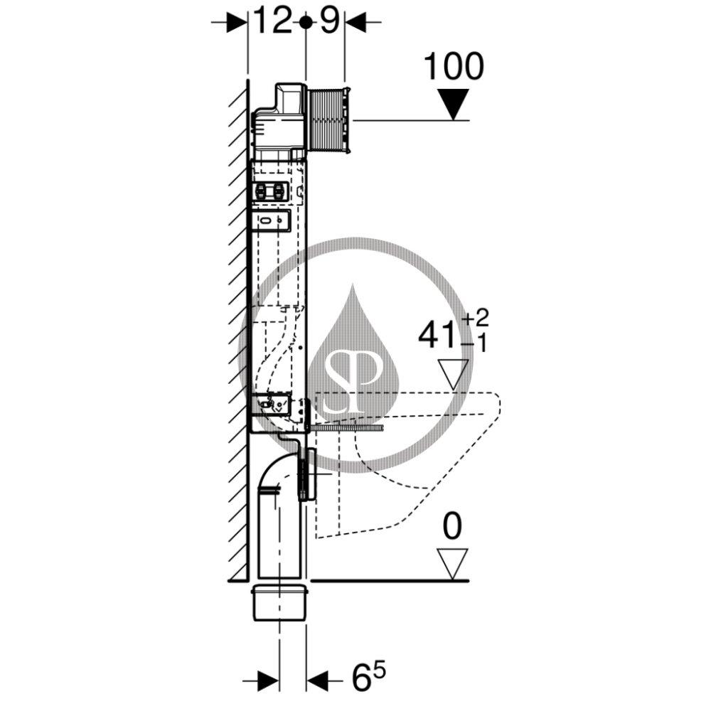GEBERIT ELEMENT MONTAŻOWY KOMBIFIX SUPER WC SIGMA