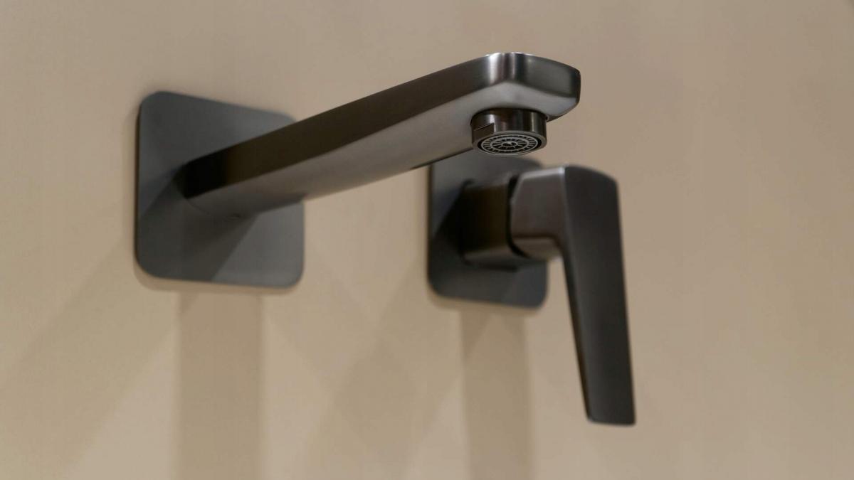 DEANTE Bateria umywalkowa Blur, titanium, podtynkowa