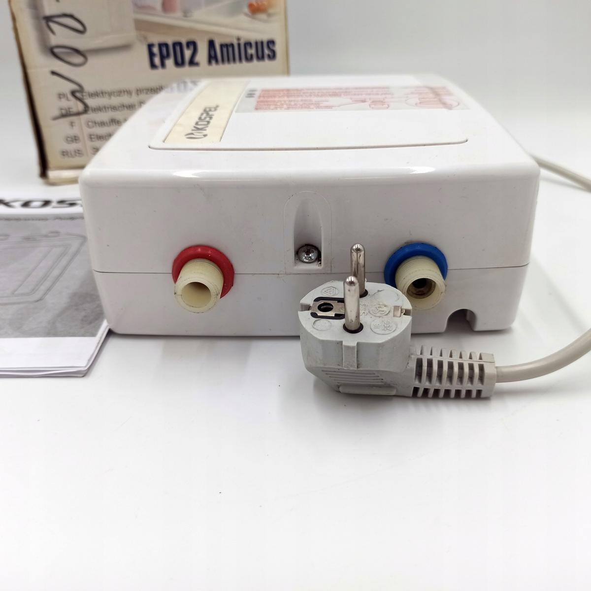 Podgrzewacz elektryczny przepływowy ciśnieniowy podumywalkowy 4.4 kW KOSPEL