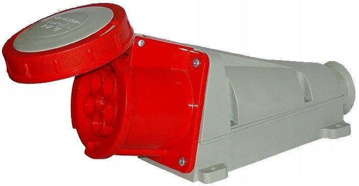 POLAM-NAKŁO Gniazdo 63A 3P+N+Z IP67 izolowane stałe 220/380V