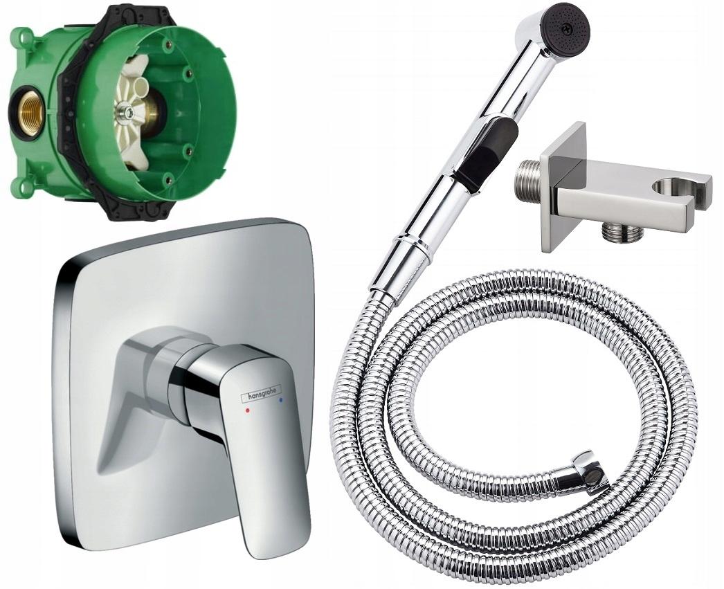 Bateria natryskowa podtynkowa Hansgrohe Logis srebrny