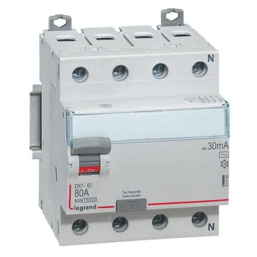 LEGRAND Wyłącznik różnicowoprądowy P304 4P 80A 30MA TYP AC DX3
