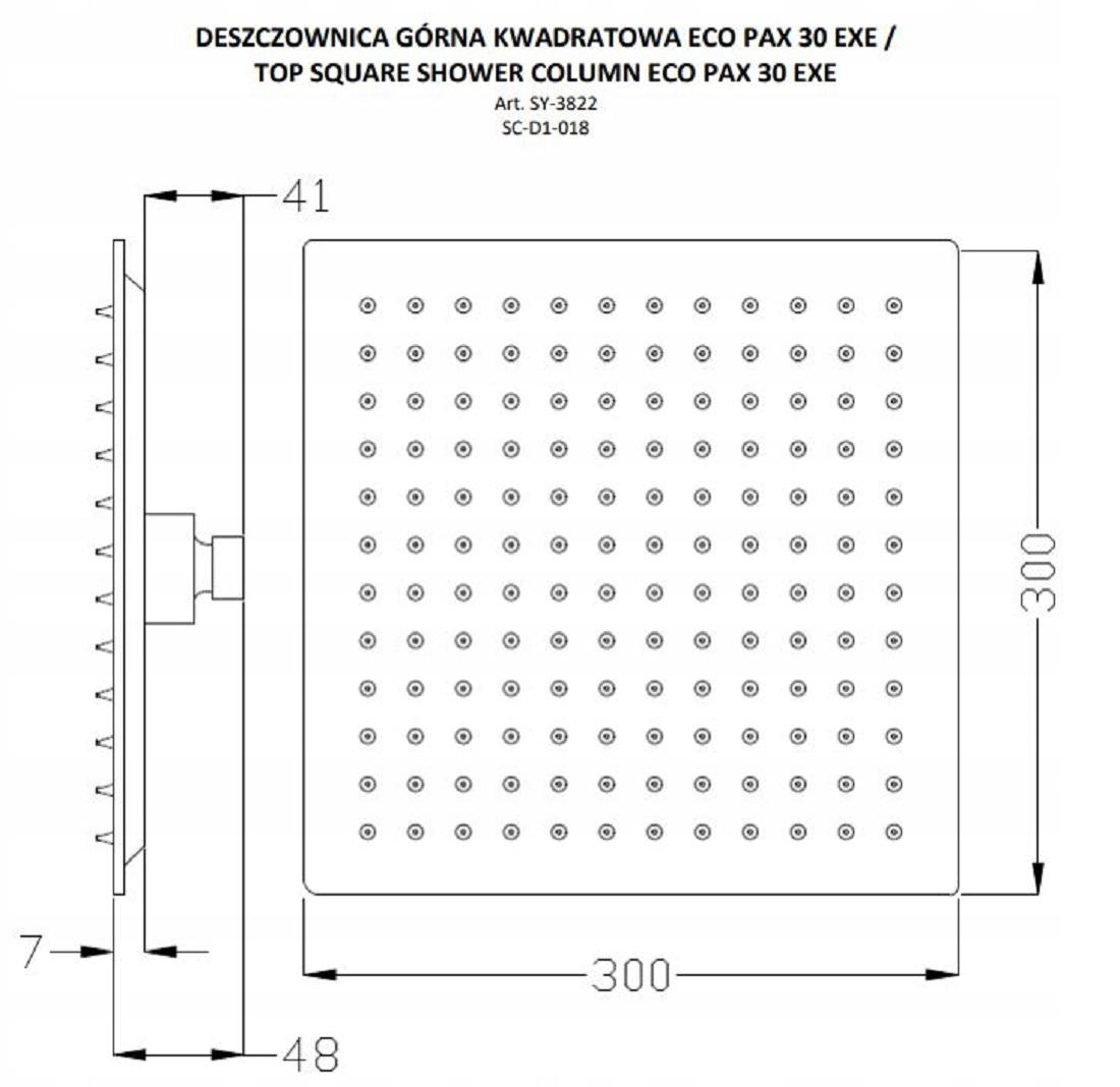 INVENA DESZCZOWNICA ECO PAX 30