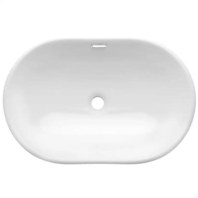 INVENA UMYWALKA WPUSZCZANA W BLAT EGINA 60 CM OWALNA