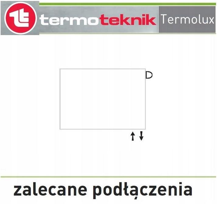 Grzejnik stalowy TERMOTEKNIK V11 500x600 468W 48h