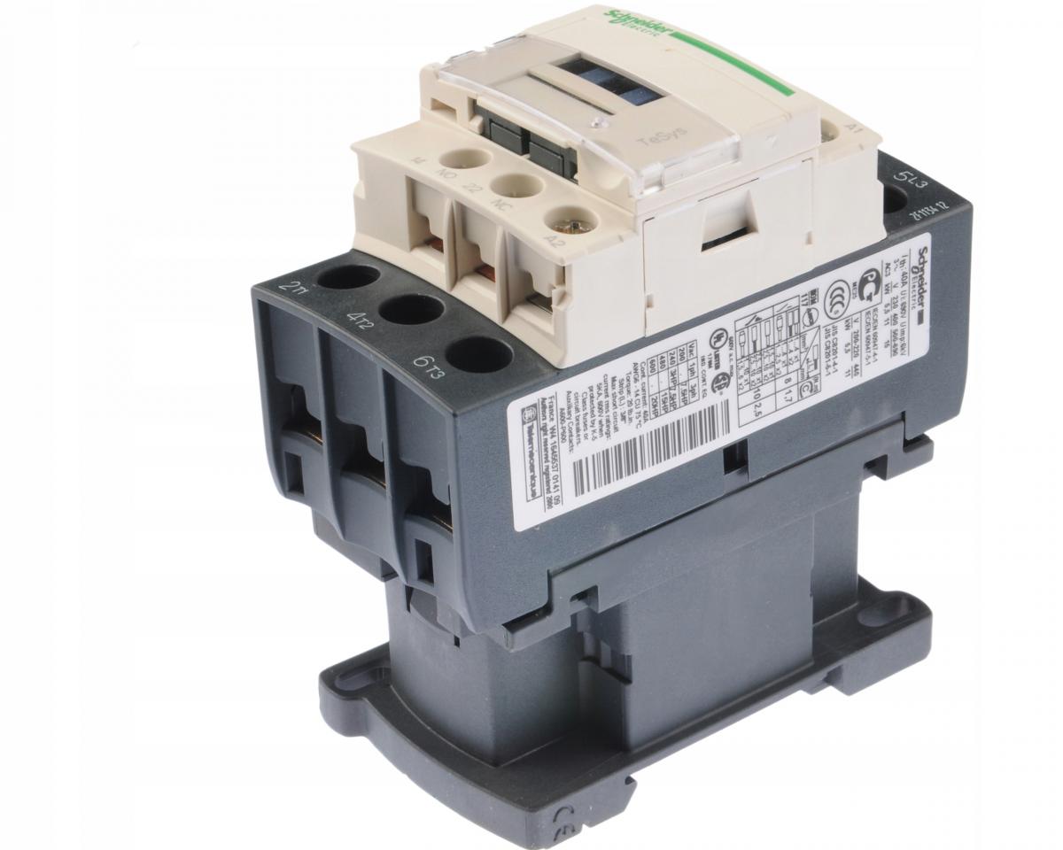 SCHNEIDER ELECTRIC Stycznik mocy TeSys D AC3 25A 3P 1NO 1NC cewka 24VAC