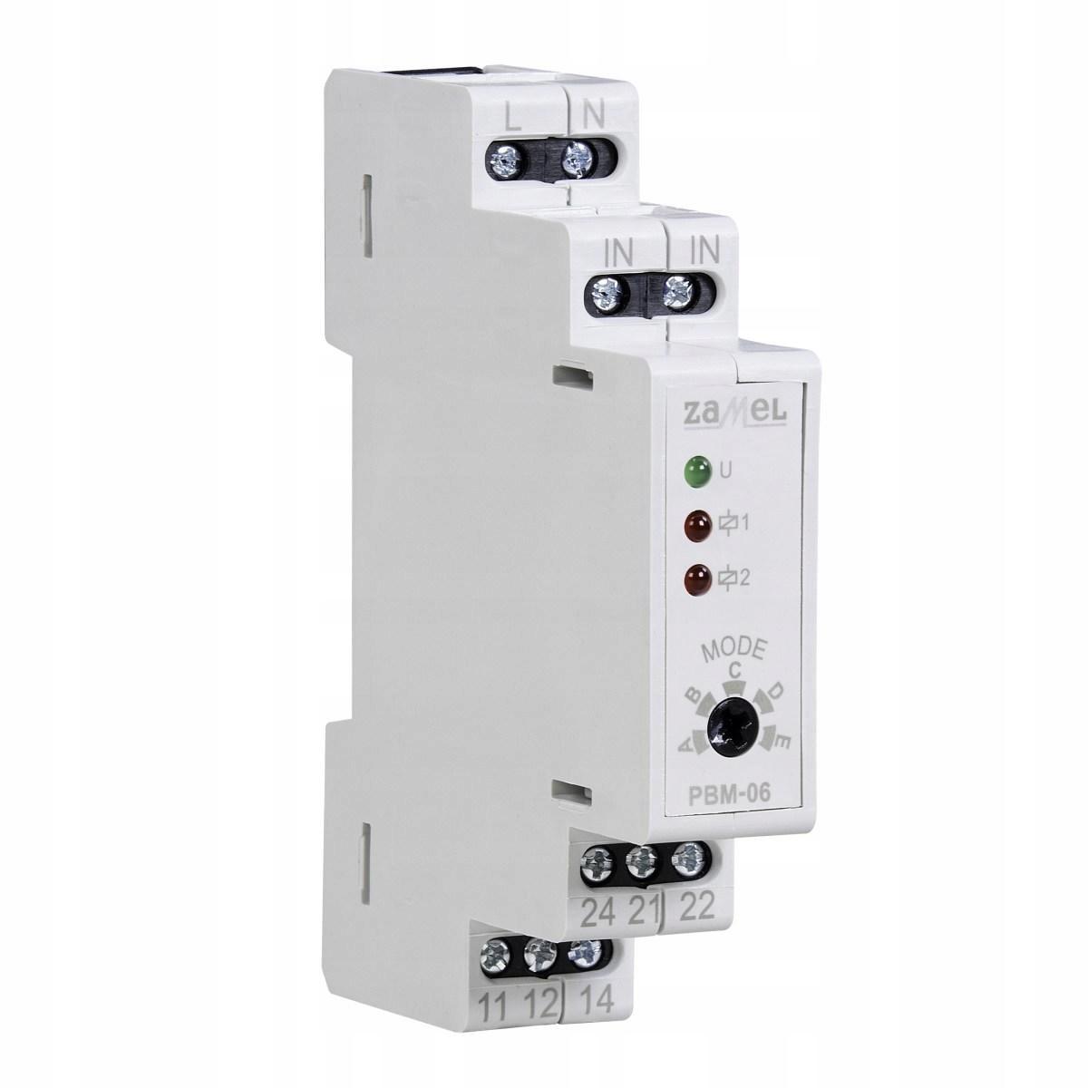 ZAMEL Przekaźnik bistabilny sekwencyjny 230V AC PBM-06
