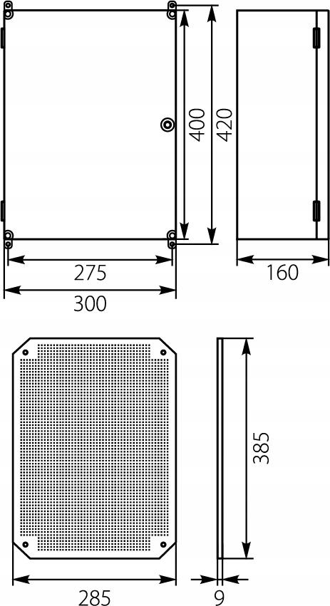 ELEKTRO-PLAST OPATÓWEK Odbudowa rozdzielni Uni-1/t UNIbox IP65 400x300x166
