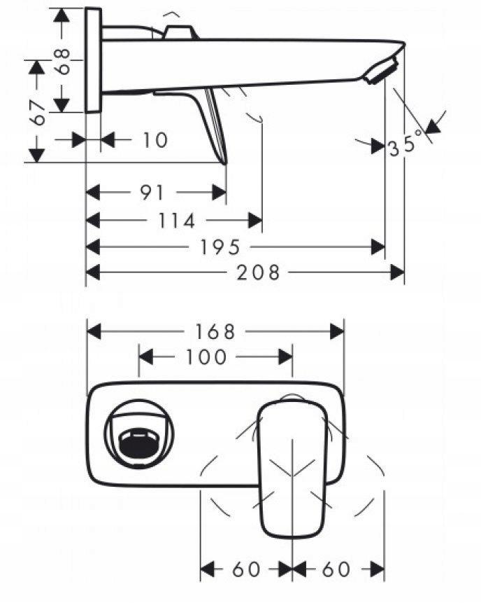 Bateria umywalkowa HANSGROHE Logis 70 1-uchwytowa chrom