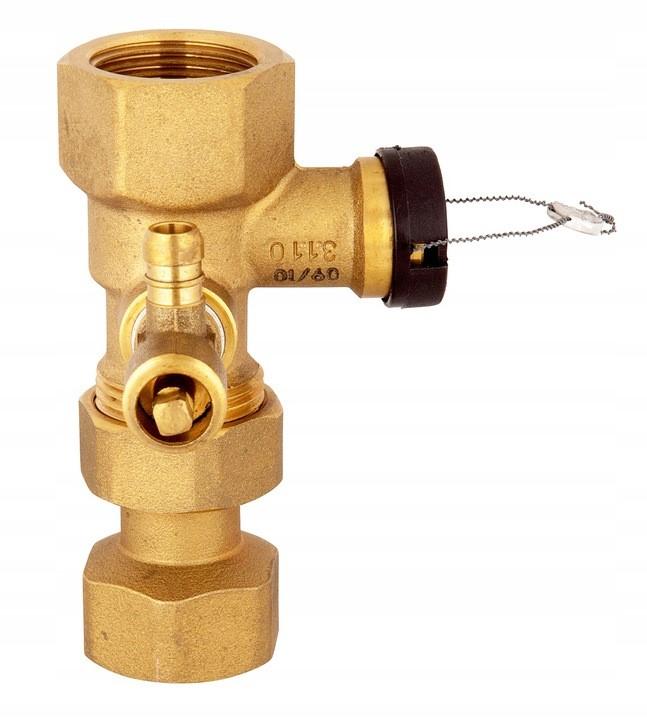 AFRISO Szybkozłącze ASK do naczynia wzbiorczego z zawor rewiz 2 x 3/4 c GW