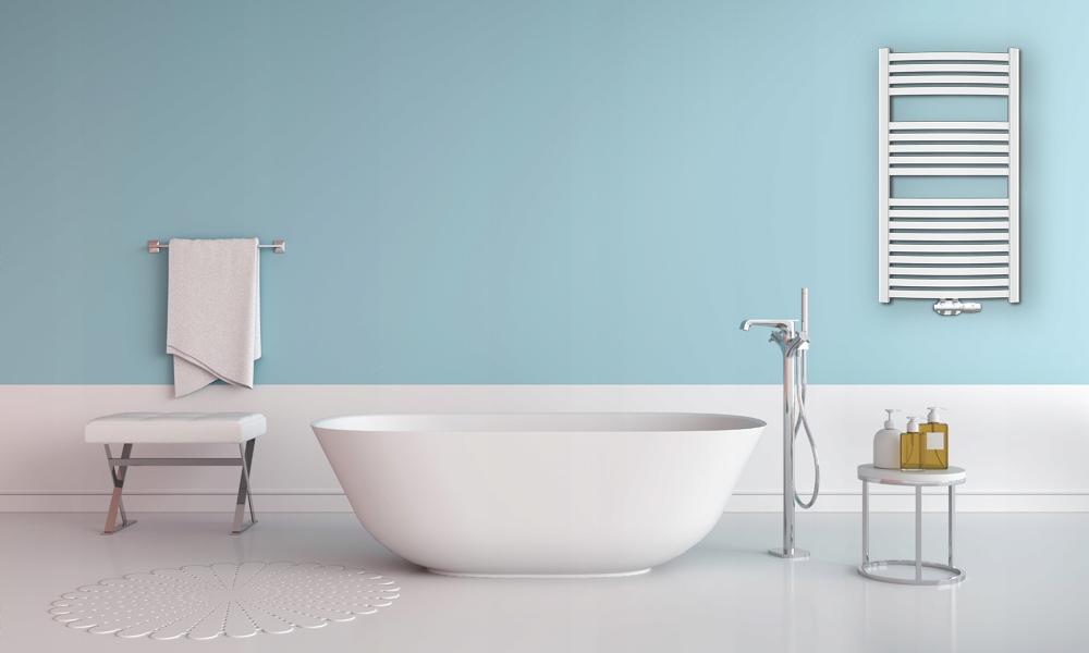 INVENA GRZEJNIK ŁAZ. 540X1000 + KPL. DUOPLEX + MASKOWNICA PODW. - BIAŁY