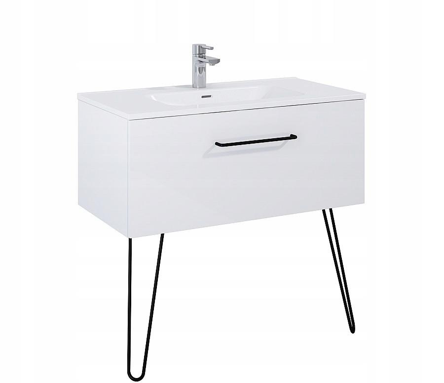 Szafka 900 x 456 x 370 mm white 1 szuflada ELITA Futuris 90 1S