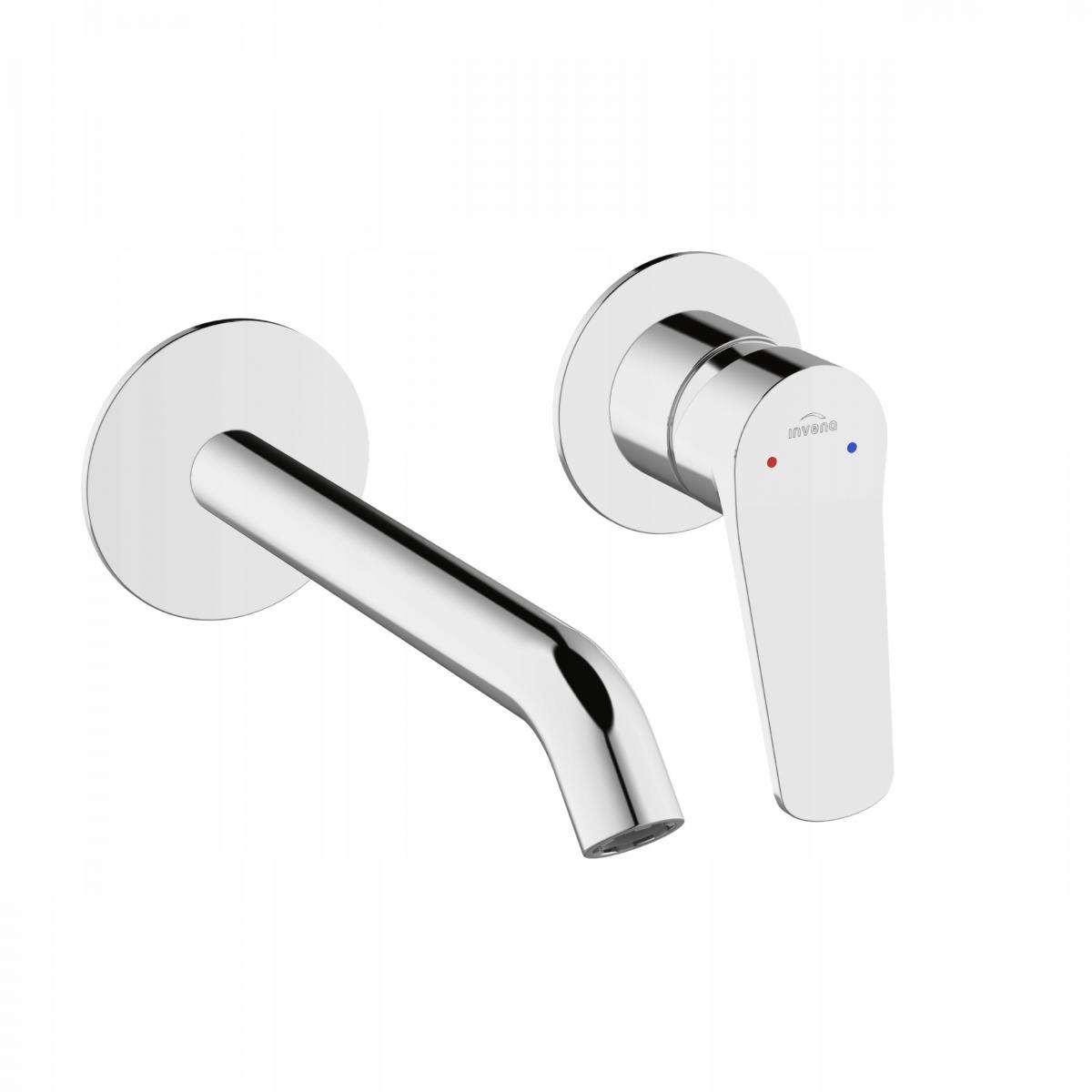 INVENA BATERIA UMYWALKOWA PODTYNKOWA ALONIA INVENA TREND, CHROM