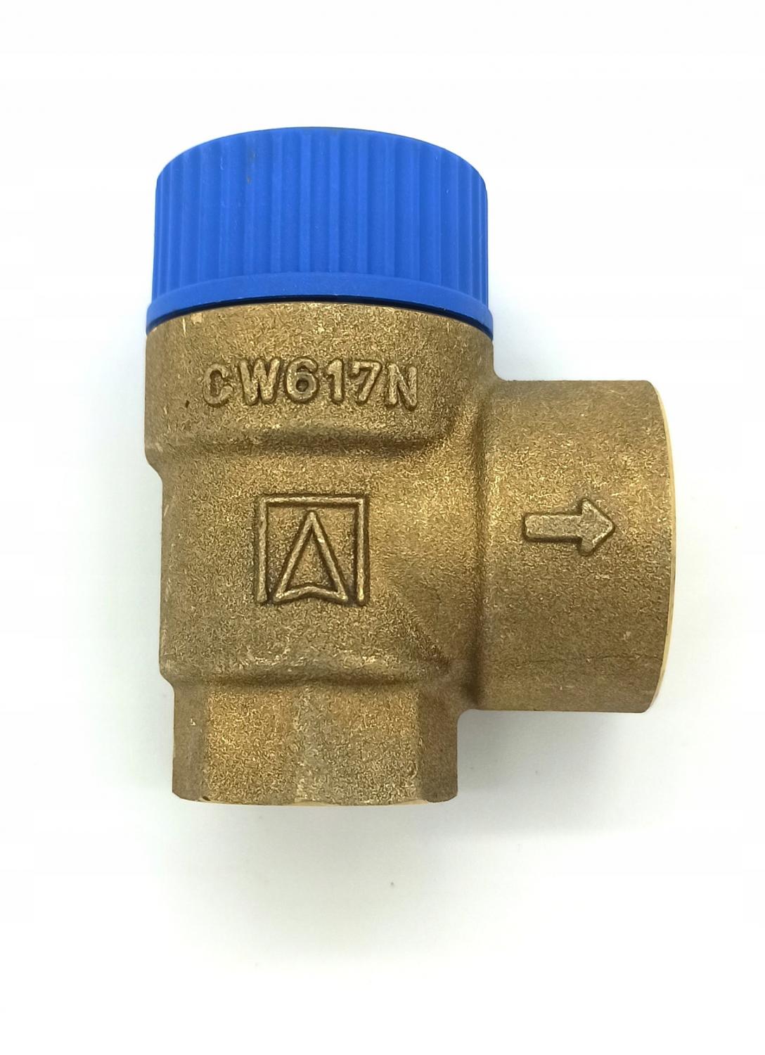 AFRISO Zawór bezpieczeństwa MSW 3/4'x 1 cal' 8 bar do instalacji C.W.U.