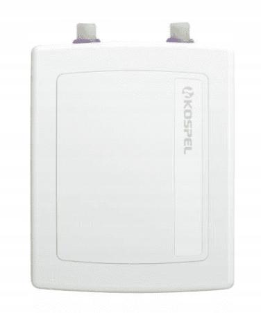 Podgrzewacz elektryczny przepływowy ciśnieniowy podumywalkowy 4.4 kW KOSPEL