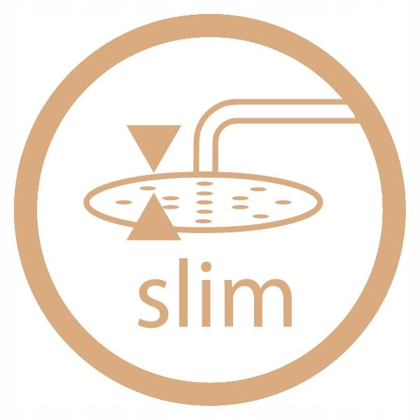 INVENA DESZCZOWNIA Z BATERIĄ NATRYSKOWĄ KALITEA INVENA TREND CHROM