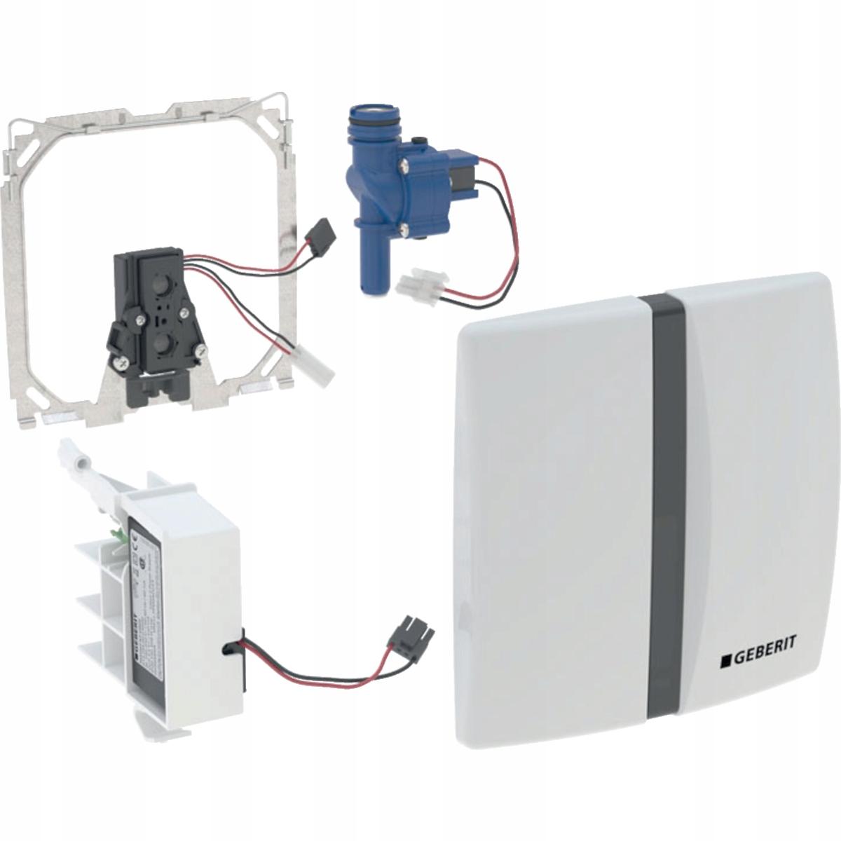 Elektroniczny zawór Geberit Basic Chrom Pisuar 48h