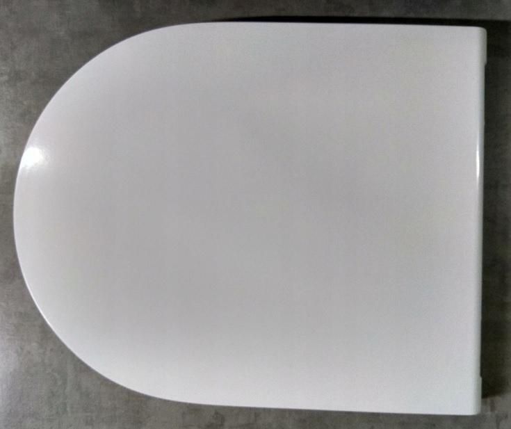 Deska Larga Oval slim Wrap duroplastowa wolnoopadająca z łatwym wypinaniem