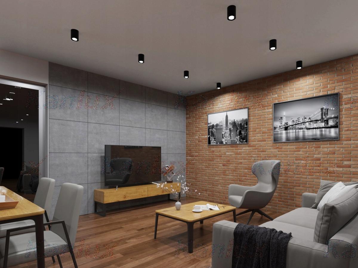 Kanlux Oprawa punktowa BORD DLP-50-B czarna 48h