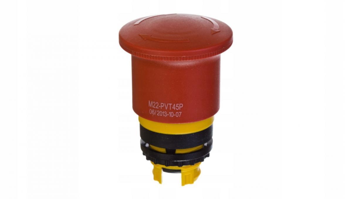 EATON Napęd M22-PVT45P przycisk bezpieczeństwa 45mm bez podświetlenia