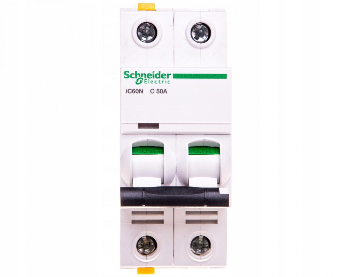 SCHNEIDER ELECTRIC IC60N 2P 50A C wyłącznik nadprądowy