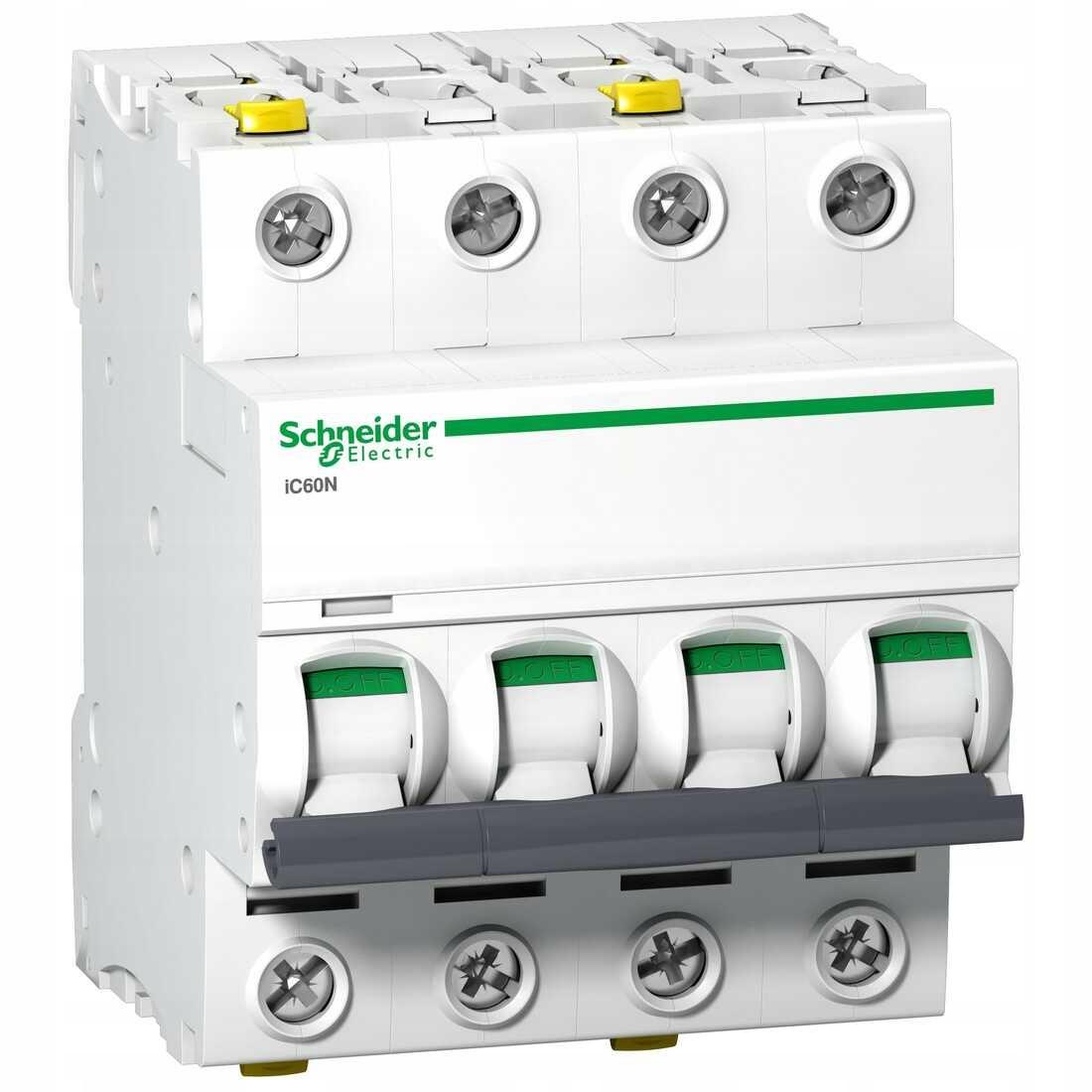 SCHNEIDER ELECTRIC Wyłącznik nadprądowy iC60N-C6-4 C 6A 4-biegunowy
