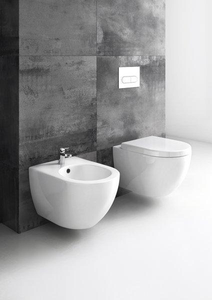 RAVAK Miska wisząca WC UNI chrome biała