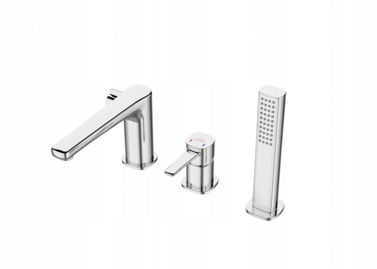 INVENA BATERIA WANNOWA 3 OTWOROWA GLAMOUR INVENA TREND CHROM