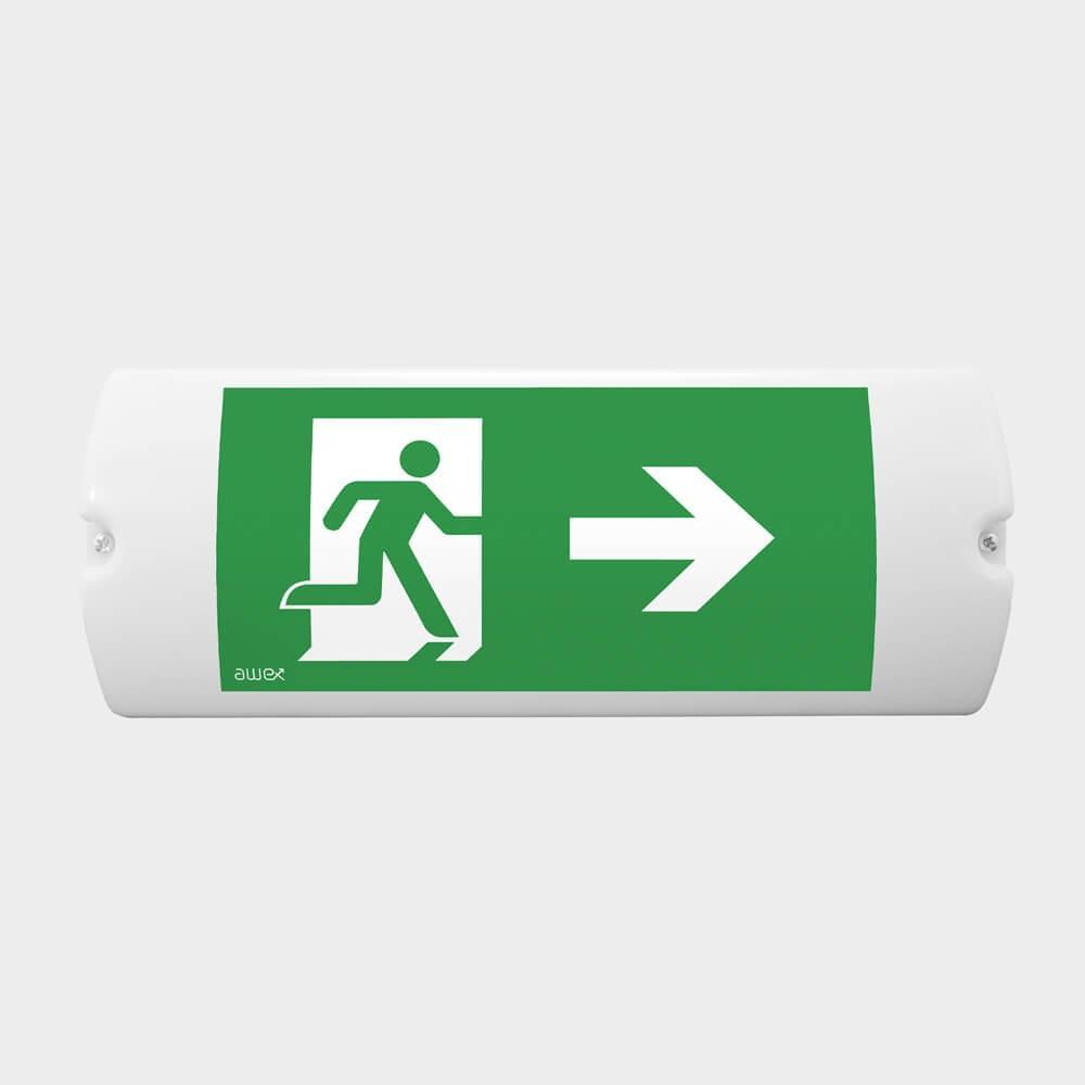 Awex Oprawa HELIOS ECO LED 1h jednozadaniowa 48h