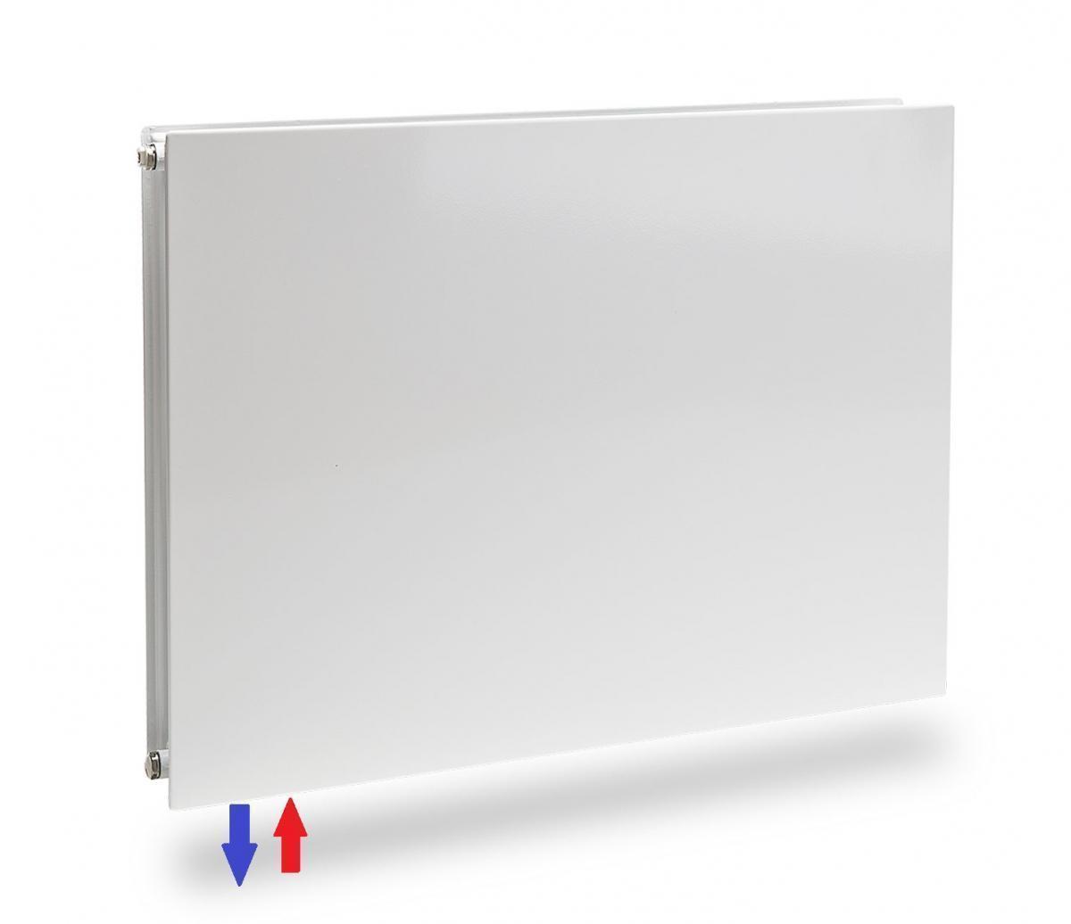 GRZEJNIK PURMO HIGIENICZNY FHV30 600x600 V 30 PLAN Lewy