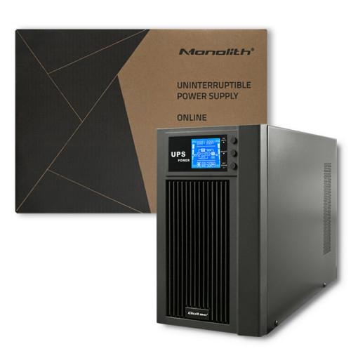 QOLTEC Zasilacz awaryjny UPS On-line Pure Sine Wave 3kVA 2.4kW LCD USB