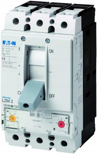 EATON Wyłącznik mocy LZM2, 3-biegunowy Ir=200-250A LZMC2-A250-I
