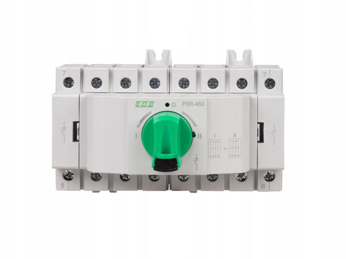 F&F Obrotowy modułowy przełącznik sieć - agregat 63A PSR-463