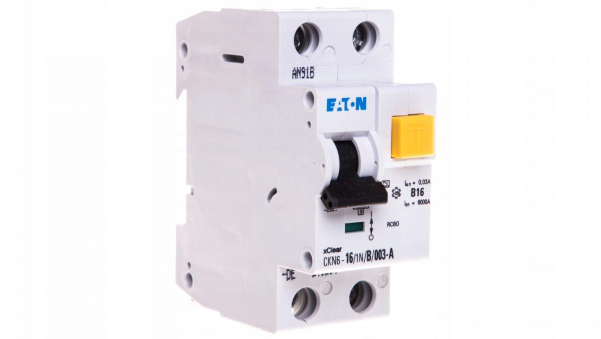 Wyłącznik nadprądowy z modułem różnicowym 1+N-biegunów PKNM-16/1N/B/003-MW