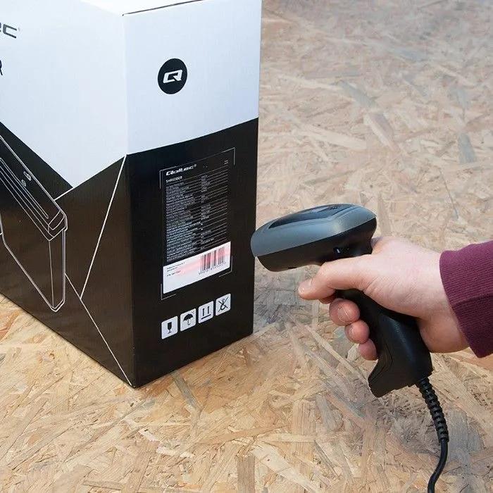QOLTEC Czytnik kodów 1D i 2D, USB, 50863