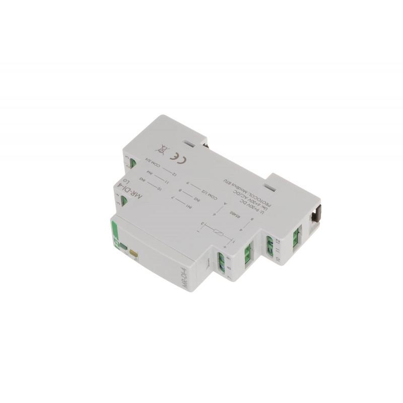 Moduł rozszerzeń wejść cyfrowych, z wyjściem modbus rtu, 1 moduł MAX-MR-DI-