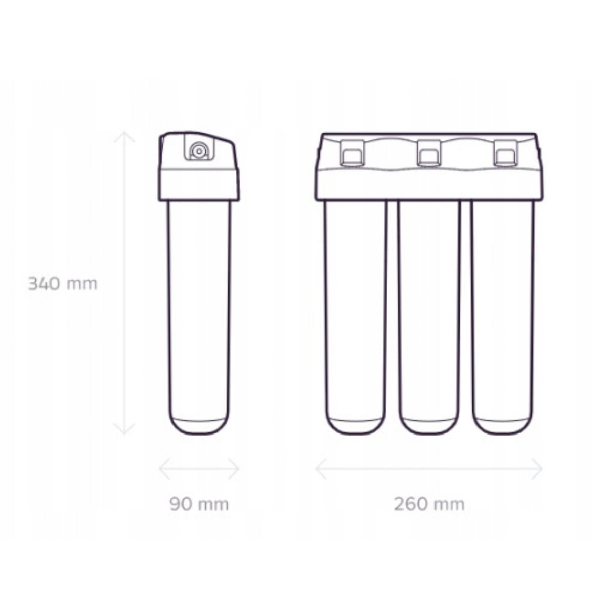 AQUAPHOR Filtr Kryształ A filtrujący wodę (K5, K2, K7)