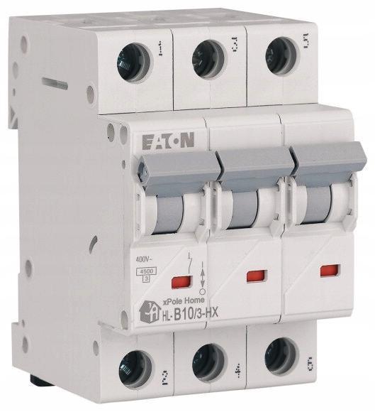 EATON Wyłącznik nadprądowy 6kA HN-B10/3