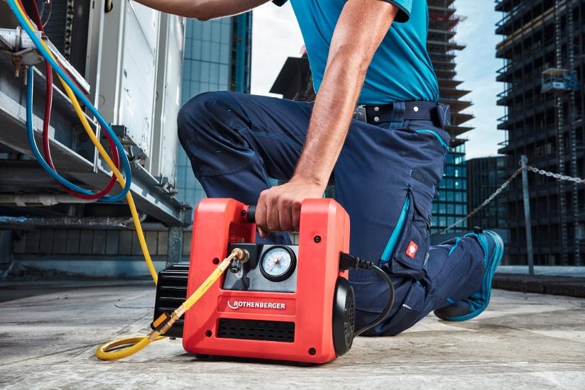 ROTHENBERGER Pompa próżniowa dwustopniowa ROAIRVAC R32 1.5 42L