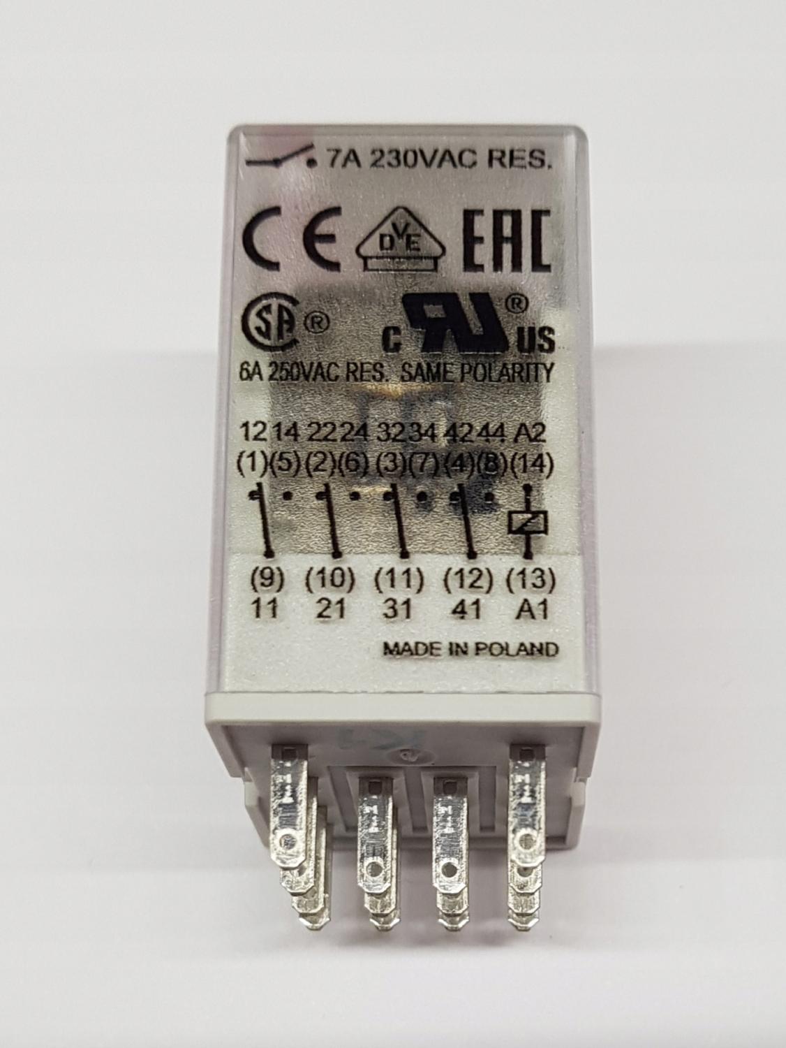 RELPOL Przekaźnik elektromagnetyczny, przemysłowy R4N-2014-23-1012-WT