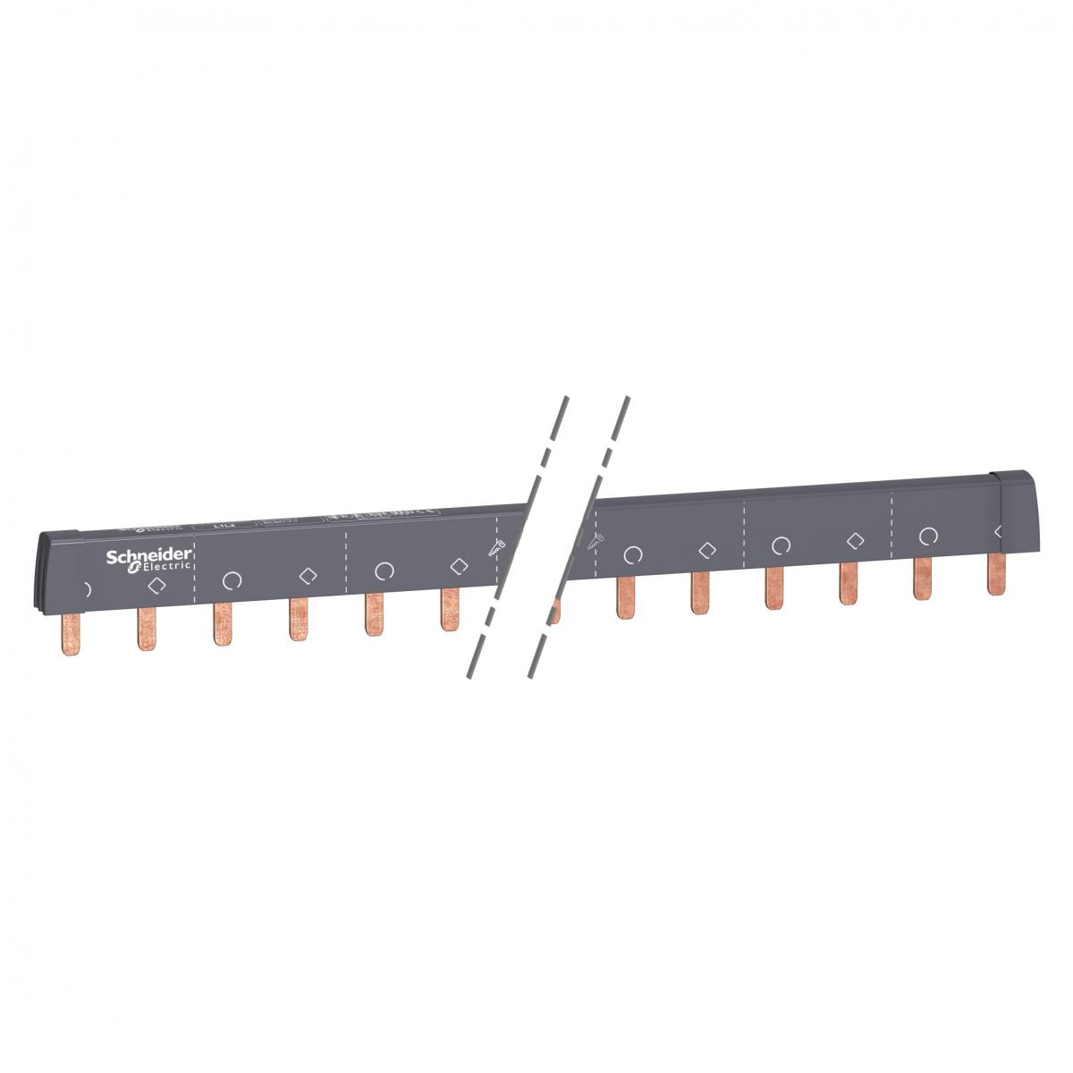 SCHNEIDER ELECTRIC Szyna sztyftowa A9XPH224 100A 2-biegunowa 24 moduły