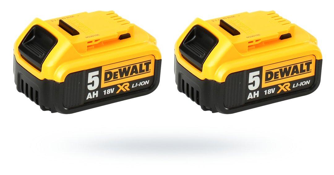 DEWALT szlifierka bezszczotkowa z 2 aku ładow. 48h